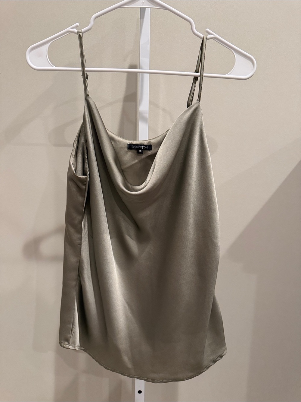 Satin Cowl Neck Camisole